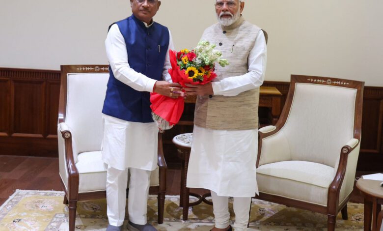 CM Shri Vishnudev Sai met PM Modi, anti-Maoist campaign