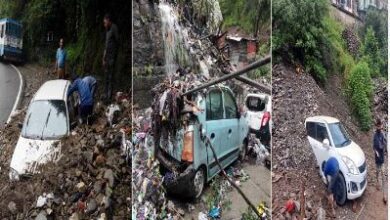 Himachal Pradesh hit by heavy rain, causing landslides