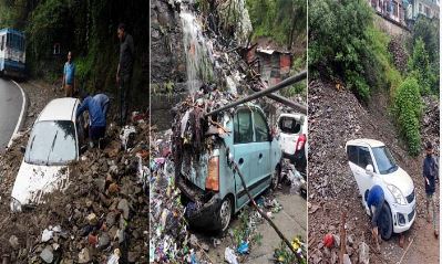 Himachal Pradesh hit by heavy rain, causing landslides