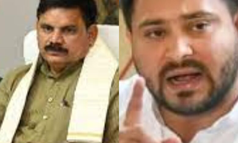 Satish Chandra Dubey attacks on Tejashwi Yadav