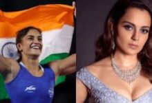 Kangana congratulates Vinesh Phogat