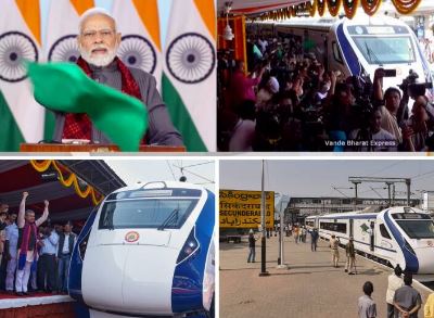 3 Vande Bharat flagged off by PM Modi, new look